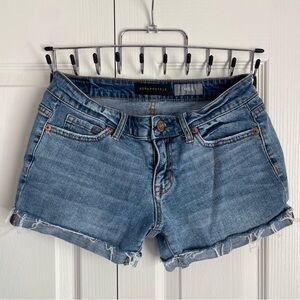 Aeropostale Blue Jean Shorts Classic Cutoff Style | Sz 2